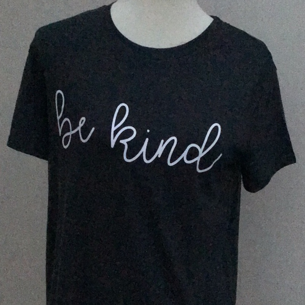 Be Kind Dark Grey Tee Shirt